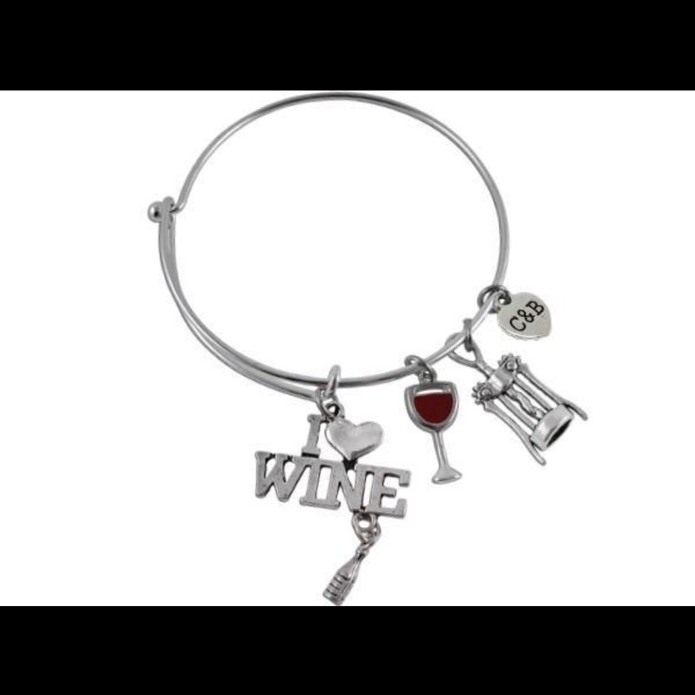 Wine Charm Bracelet